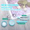 ofone Contact Lens Remover Tool, Contact Lens Applicator with Lenses Case Tweezers Soft Silicone Scoop Portable Contacts Storage Container Kit for Soft Lenses (Blue) view 2