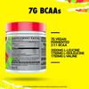 GHOST BCAA Powder Amino Acids Supplement, Sour Patch Kids Redberry - 30 Servings - Sugar-Free Intra, Post & Pre Workout Amino Powder & Recovery Drink, 7G BCAA view 2