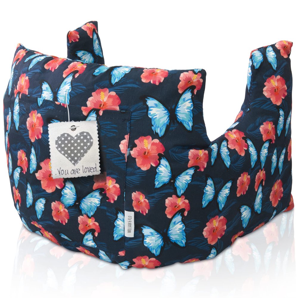 W&F HOME Breast Cancer Recovery Survivor Gift for Women, Post Mastectomy Pillow After Breast Cancer Surgery Recovery, C-Section Recoveries or Breast Reduction, Butterflies