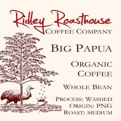Big Papua Whole Bean Coffee 12 oz.