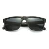willochra light TR90 square Polarized Full Reading Sunglasses, men women Outdoor Safety Readers driving uv Protection -Not Bifocals (black, 0) view 2