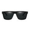 willochra light TR90 square Polarized Full Reading Sunglasses, men women Outdoor Safety Readers driving uv Protection -Not Bifocals (black, 0) view 3