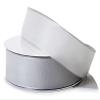 1 Pack, Silver Wired Fabric Florist Ribbon, 1-1/2"x50 Yards for Wedding and Gift Wrapping