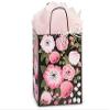 250 Pack, Moonlit Blooms Paper Shopping Bags Cub 8x4.75x10.25" for Party, Holiday & Events, Made in USA view 1