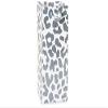 10 Pack, Silver Leopard Paper Gift Bags, Wine 4.5x4.5x13" for Party, Holiday & Events view 1