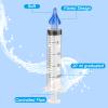 2 Pieces Ear Wax Cleaner Syringe Tip Ear Wax Flusher Tool Ear Wax Remover Ear Irrigation Syringe for Ear Cleaning and Irrigation of Humans, 20 ML view 2