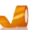 ATRBB 25 Yards 1-1/2 inch Wide Satin Ribbon Perfect for Wedding,Handmade Bows and Gift Wrapping (Orange) view 1