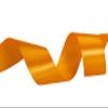 ATRBB 25 Yards 1-1/2 inch Wide Satin Ribbon Perfect for Wedding,Handmade Bows and Gift Wrapping (Orange) view 2