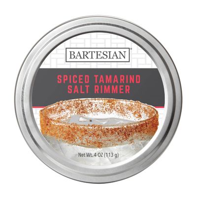 Bartesian Spiced Tamarind Salt Cocktail Glass Rimmer - Spicy Cocktails Glasses Flavored Rimming Garnish for Margarita & Other Bar Drinks - Professional Home Bartending Mixology Supplies