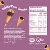 Muddy Bites Waffle Cone Snacks Bite Sized Chocolate Filled Waffle Cones for Snack or Dessert, Ice Cream Topping, made with Pure Cane Sugar, Kosher (2.33 oz (Pack of 5), Dark-Chocolate) view 2