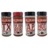 Killer Hogs Barbecue Rub Variety Pack - Hot BBQ, Texas Brisket, A.P. Seasoning, and Original BBQ Rub - Pack of 4 Bottles - 48 oz Total - Bulk Killer Hogs Barbecue Seasoning view 1