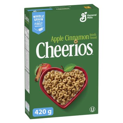 Cheerios Apple Cinnamon Cereal, 420g/14.7 oz. Box (Imported from Canada)