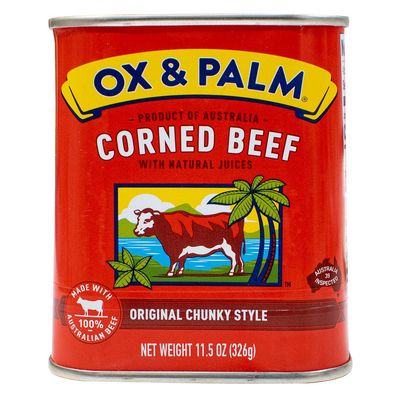 Ox & Palm Corned Beef Original Chunky Style Tapered Can, 11.5 Ounce (Pack of 12)