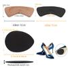 12 Pairs Heel Cushion Pads and 5pair Non-Slip Shoe Pads, Heel Shoe Grips Liner Self-Adhesive Shoe Insoles Foot Care Protector,Self-Adhesive Anti-Slip Sole Sticker Protector view 4