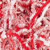 1 Pack, Candy Cane Crinkle Cut Paper Shred, 8 Oz Bag for Party, Holiday & Events, Made in USA view 1