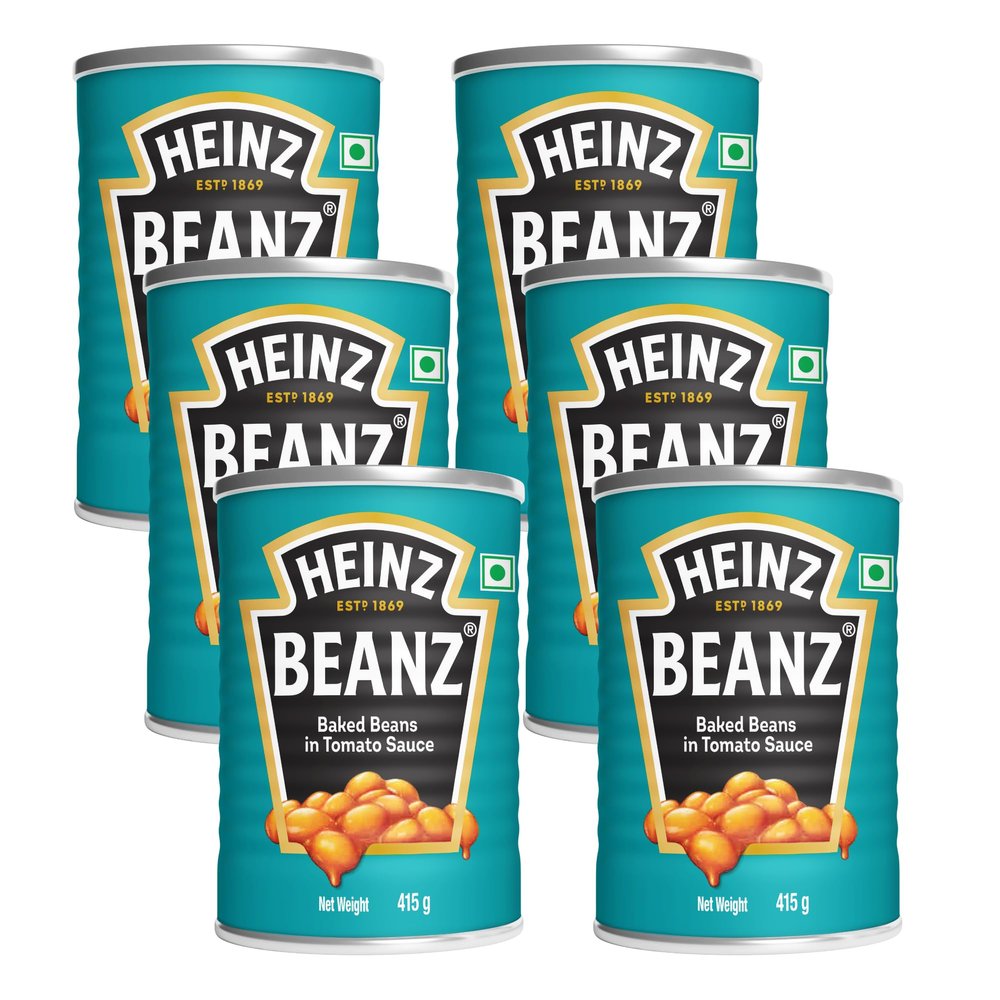 Heinz Beanz In A Rich Tomato Sauce Baked Beans, 14.64 oz / 415 g, 6 Pack