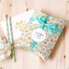 AKOAK 20 Pcs Wedding Creative Pillow Box, Candy Gift Box, Suitable for Wedding Birthday and Christmas (Green+Yellow flowers) view 2