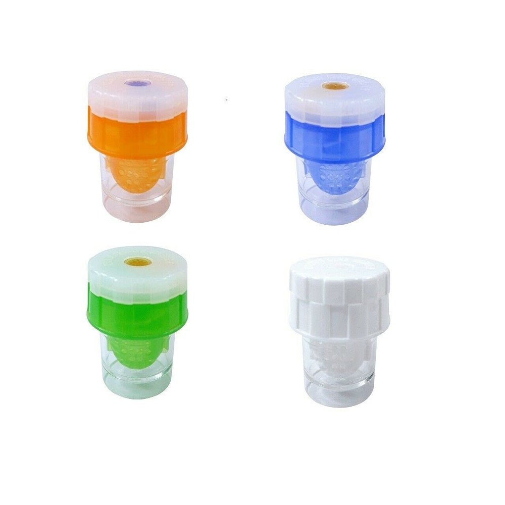SPORTS WORLD VISION Pack Of 8 Manually Contact Lens Washer Cleaner Plastic Lens Cleaner Case Monthly