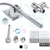 Enema kit for Colon Cleansing-Stainless Steel Enema Shower Attachment-Douche kit Colon Cleansing Anal Shower-Colonic Irrigation Home Kit-9 Pieces Set with 100 Inches Hose for Men & Women view 1