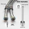 Enema kit for Colon Cleansing-Stainless Steel Enema Shower Attachment-Douche kit Colon Cleansing Anal Shower-Colonic Irrigation Home Kit-9 Pieces Set with 100 Inches Hose for Men & Women view 4