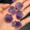 100g Natural Multiple Point raw Amethyst Cluster Small Rough Stone specimens Purple crystal-50g view 1