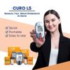 CUROfit Quick Home Blood Total Cholesterol and Triglycerides Test Kit - CURO L5 Digital Meter - Easy Use, Accurate Results, Comprehensive Health Tracking, Portable Design, and All-Inclusive Kit view 2