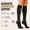 Aoliks Compression Socks for Women and Men, 4 Pairs, Support Stockings view 3