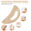 AICNLY Large gua sha Massage Tool, Lymphatic Drainage Massager,Muscle Scraping Massage Tools,Body Sculpting Anti Cellulite Tools for Man and Women (Bone) view 3