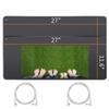 NIULAFR 2 Pics Grounding Mat Kit, Grounding pad Foot Therapy, Reconnect to The Earth Relieve Pain,Improve Sleep, 15 Ft Cord Included,Grounding Mat at Home, Work, Black(11.6 x 27) view 1