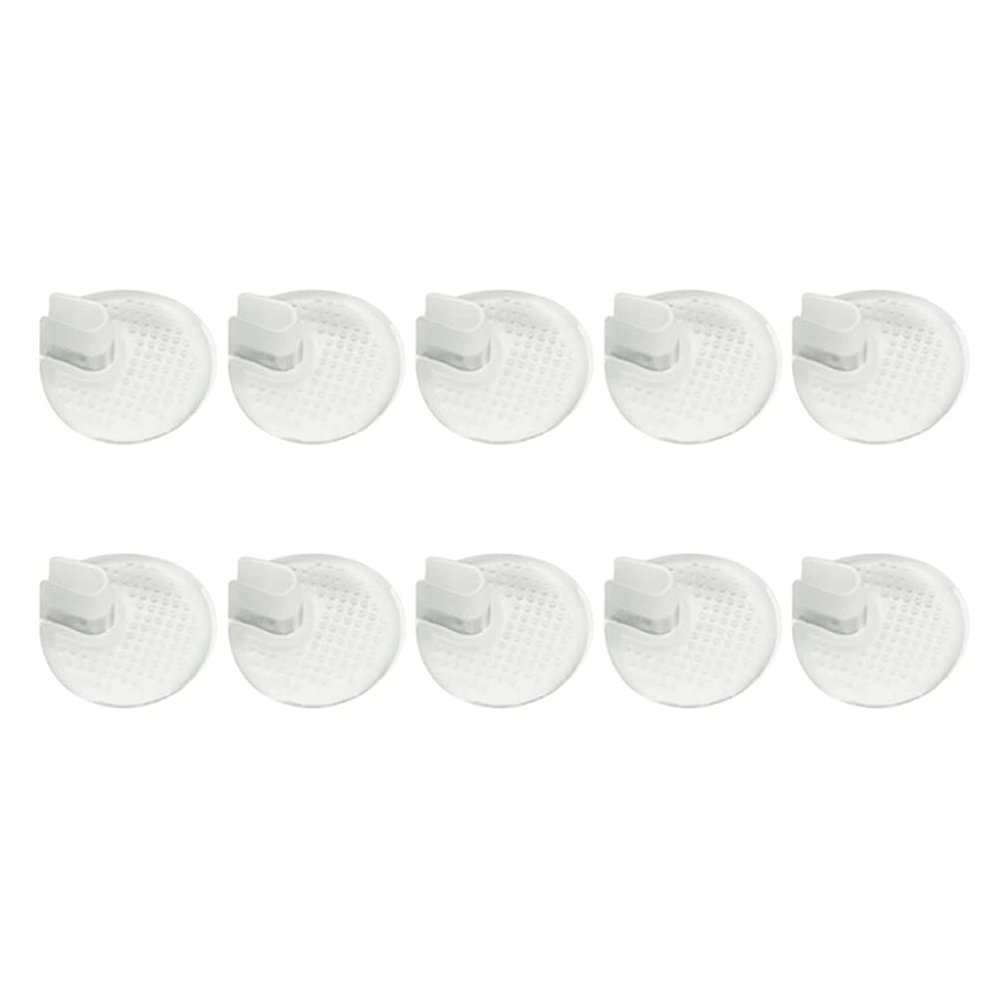 5pairs Transparent Gel Forefoot Insoles of Non- Cushions for Sandals Slippers Thong Shoes Washable Reusable Toe Protectors for Comfortable Foot Support