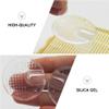5pairs Transparent Gel Forefoot Insoles of Non- Cushions for Sandals Slippers Thong Shoes Washable Reusable Toe Protectors for Comfortable Foot Support view 4