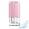 Contact Lens Cleaner, Intelligent Cleaning Machine for Soft and Rigid (RGP) Contact Lenses Cleaning and Storage (Pink) view 1
