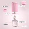 Contact Lens Cleaner, Intelligent Cleaning Machine for Soft and Rigid (RGP) Contact Lenses Cleaning and Storage (Pink) view 3