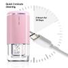 Contact Lens Cleaner, Intelligent Cleaning Machine for Soft and Rigid (RGP) Contact Lenses Cleaning and Storage (Pink) view 4