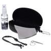 Croakies Eyewear Care Kit with 1(2oz) All Natural VOC Free Lens Cleaner + (1) Hard Case + (1) Microfiber Cloth + (1) Eyewear Retainer + (1) Repair Tool (Grey/Black) view 1