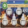 Air Wick Plug in Scented Oil Refill, 5ct, Bonfire and Crisp Fall Air, Essential Oils, Air Freshener Fall Scent, Fall dcor