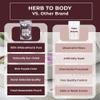 Herb To Body Purple Sea Moss  4oz, Purple Sea Moss, Gold, 100% Wildcrafted from Saint Lucia Raw and Dried, Vegan Superfood with 90+ Minerals, Non-GMO view 4