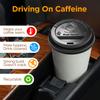 (100-Pack) Coffee Cup Lids - Disposable Coffee Lids for 10, 12, 16, 20, & 24 oz Paper Cups, 8 oz Squat Cups, Dome Cup Lids for To-Go Beverages, Expresso, Tea, Hot Chocolate - Black view 4