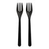 Haval Forks, Reusable Utensils Cutlery, Organic PP, 18.5 cm, Black, Extra Stable, 96435, Reusable, Pack of 50 view 1