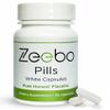 Zeebo - White Capsules Placebo Pills, No-Logo, Inert, Size-2, 75 Vegan Capsules, Lactose-Free, Sugar-Free, No Artificial Colors for Kids, Adults, Seniors view 1