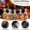 PigPotParty Cellophane Bags 10"x14", 100 Pack Clear Gift Bags, Bottom Gusset for Stand-Up Display, Medium Plastic Cellophane Gift Wrap, Ideal for Large Goodies, Treats, Favors, Mugs, Includes 100 Ties view 3