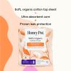 The Honey Pot Company - Sanitary Pads for Women - Non-Herbal Overnight w/Wings - Organic Cotton Cover, & Ultra-Absorbent Pulp Core - Feminine Care - 12 ct view 4