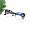 Bevi Blue Light Blocking Reading Glasses with Spring Hinges Magnifying Anti Eye Strain Glasses Men & Women R202104C1-3.00 view 3