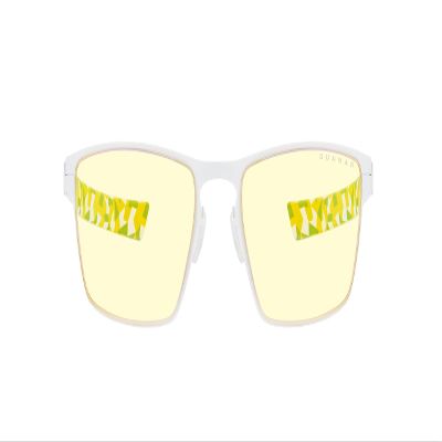 GUNNAR - Premium Gaming and Computer Glasses for Kids (Age 12+) - Blocks 65% Blue Light - ESL Blade Lite, White, Amber Tint