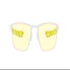 GUNNAR - Premium Gaming and Computer Glasses for Kids (Age 12+) - Blocks 65% Blue Light - ESL Blade Lite, White, Amber Tint view 1