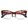 Bevi Blue Light Blocking Reading Glasses with Spring Hinges Magnifying Anti Eye Strain Glasses Men & Women R202104C4-4.00 view 1