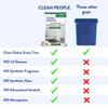 The Clean People Dishwasher Pods - Cuts Grease & Rinses Sparkling Clean - Residue-Free - Phosphate Free Dishwashing Pods (60 Count, Lemon Verbena) view 2