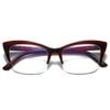 Bevi Blue Light Blocking Reading Glasses with Spring Hinges Magnifying Anti Eye Strain Glasses Men & Women R202104C3-1.25 view 1