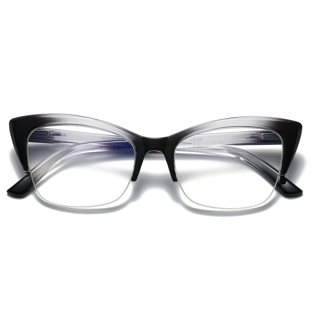 Bevi Blue Light Blocking Reading Glasses with Spring Hinges Magnifying Anti Eye Strain Glasses Men & Women R202104C2-2.00