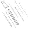 1 Set 7Pcs Ear Suit Metal Ear Cleaner de Swab Infant Suit Tool Set Baby Spiral Stainless Steel view 1